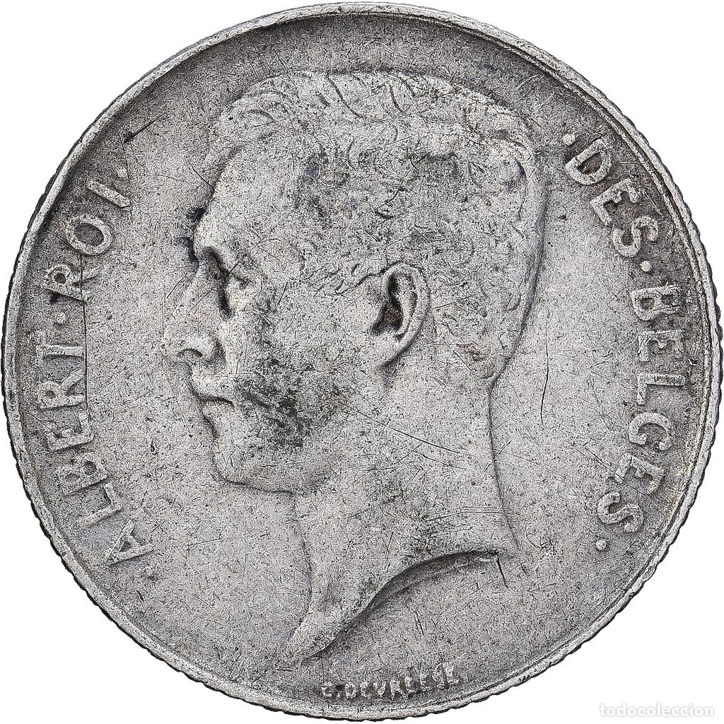 Monedas antiguas de Europa: [#1530067] B&eacute;lgica, Albert I, Franc, 1912, Brussels, Plata, MBC, KM:72