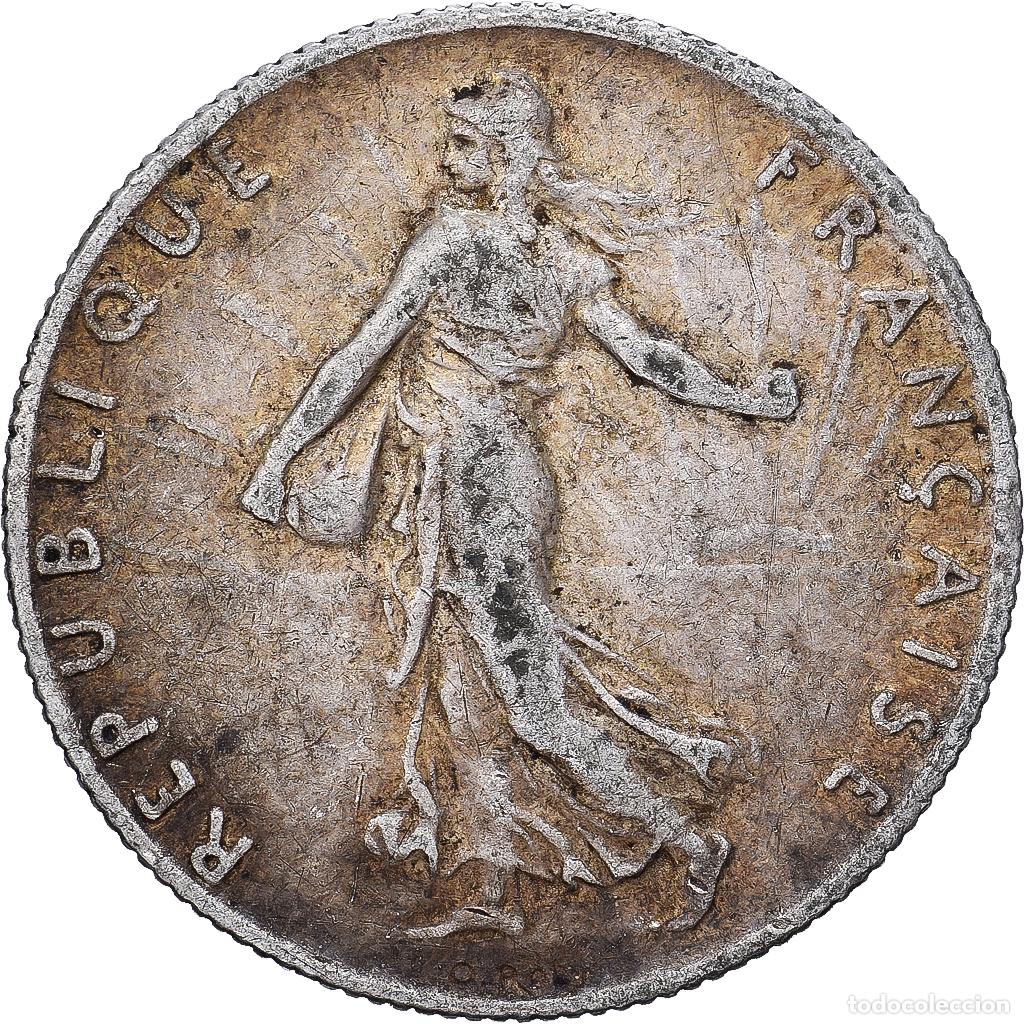 Monedas antiguas de Europa: [#1530071] Francia, 50 Centimes, 1912, Paris, Plata, MBC