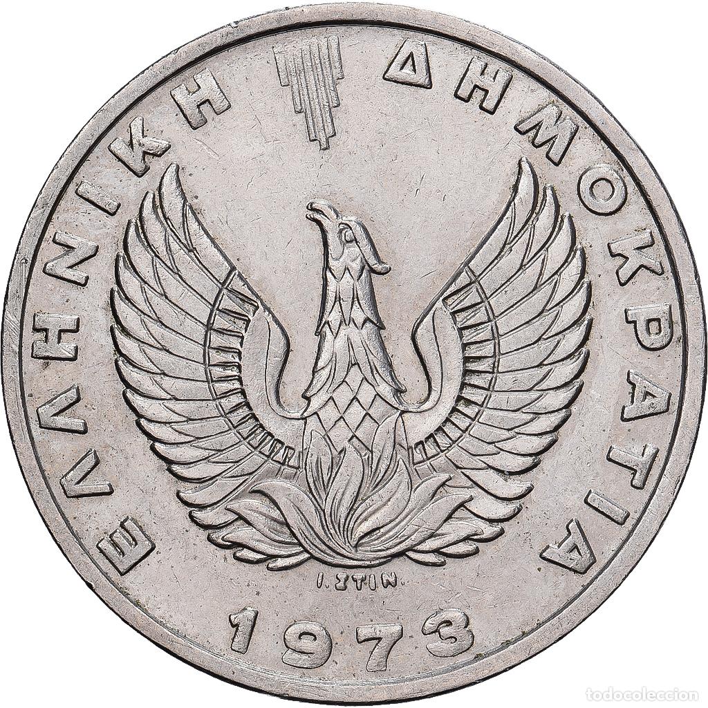 Monedas antiguas de Europa: [#1530094] Grecia, 20 Drachmai, 1973, Cobre - n&iacute;quel, EBC, KM:112