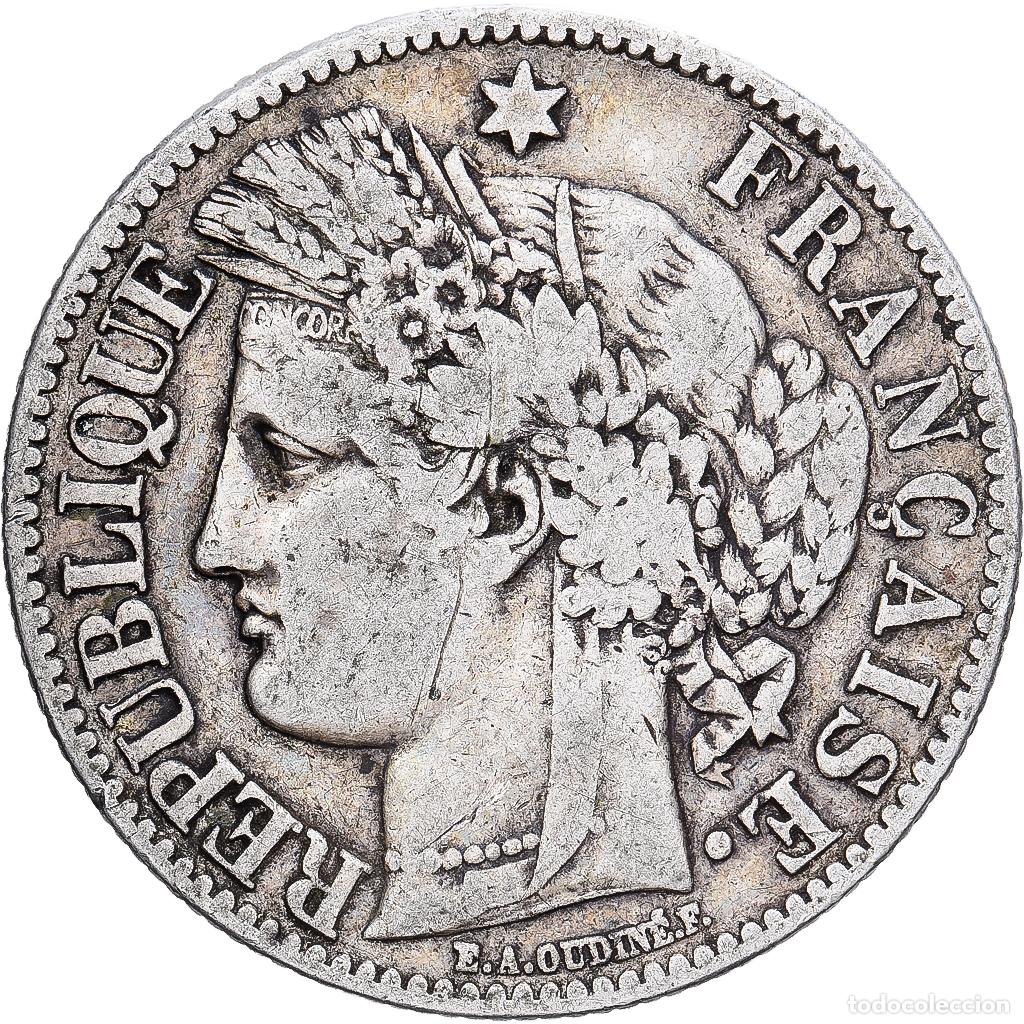 Monedas antiguas de Europa: [#1530089] Francia, 2 Francs, C&eacute;r&egrave;s, 1881, Paris, Plata, MBC, Gadoury:530a
