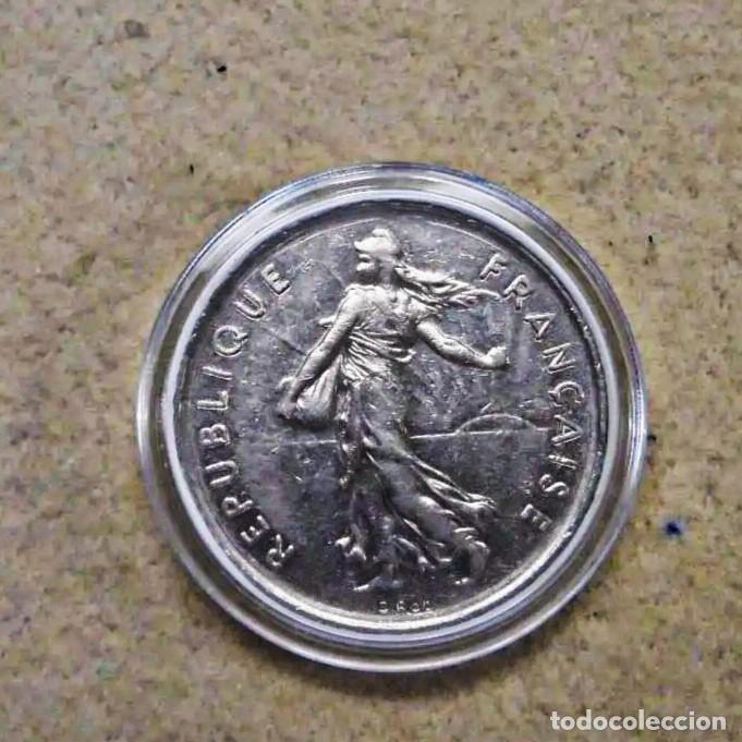 Alte M&uuml;nzen aus Europa: 5 FRANCOS DE NIQUEL DE LA REPUBLICA FRANCESA. FRANCIA. A&Ntilde;O 1978. M.B.C.