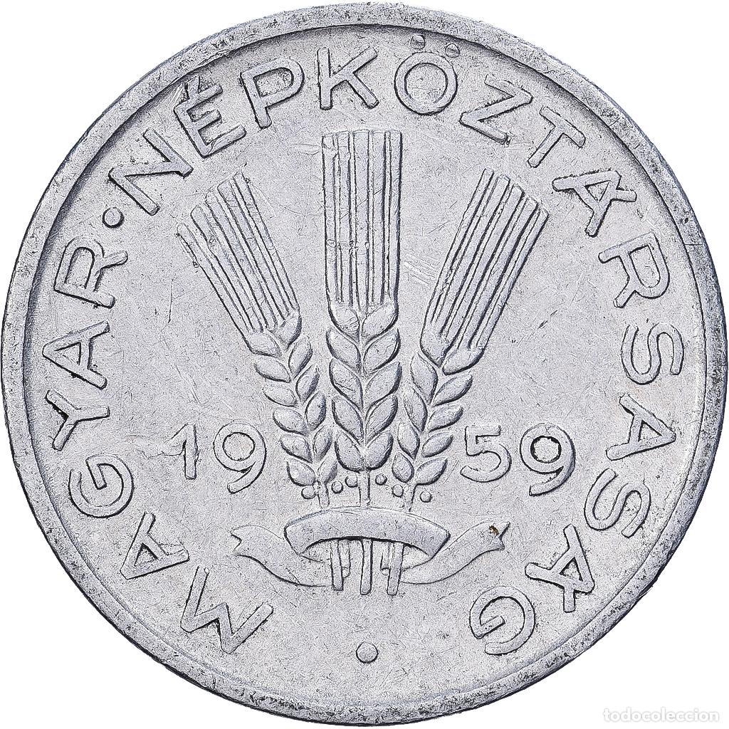 Monedas antiguas de Europa: [#1530125] Hungr&iacute;a, 20 Fill&eacute;r, 1959, Budapest, Aluminio, MBC, KM:550