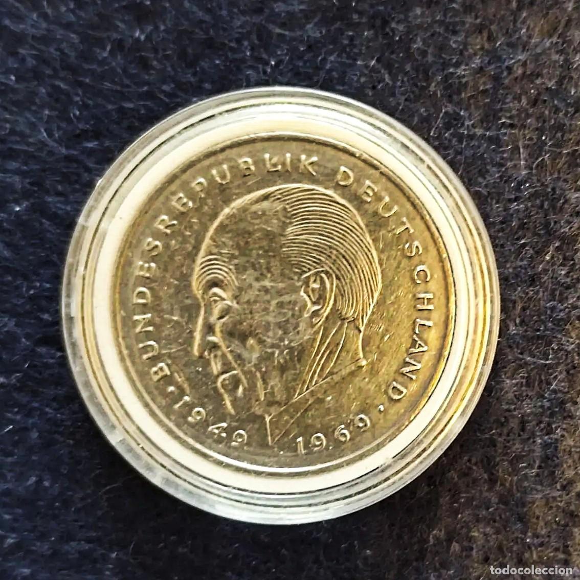 Old Coins of Europe: 2 MARCOS BUNDESREPUBLIK DEUTSCHLAND 1949-1969. A&Ntilde;O 1977