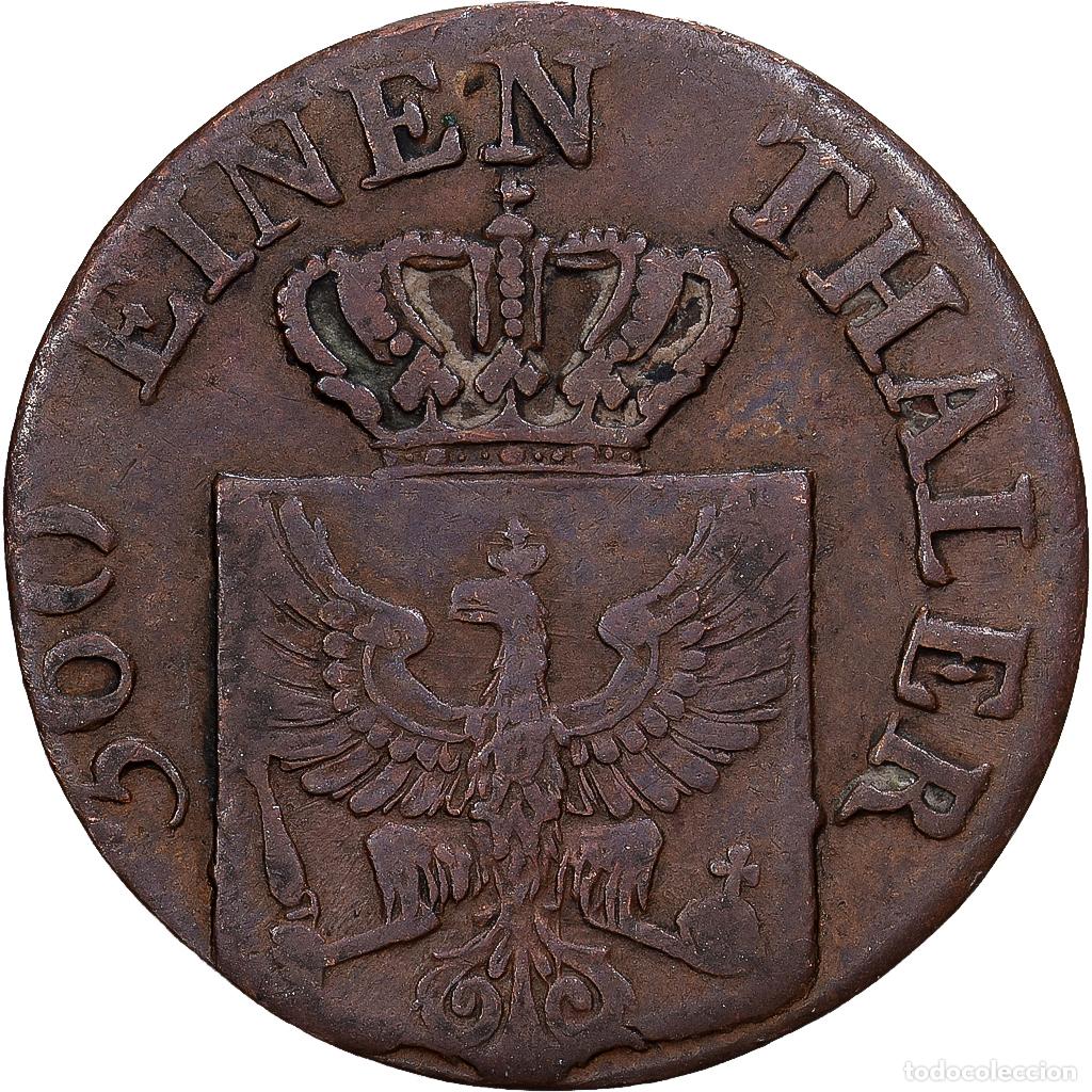 Monedas antiguas de Europa: [#1530124] Estados alemanes, PRUSSIA, Friedrich Wilhelm IV, Pfennig, 1821, Berlin, Cobre