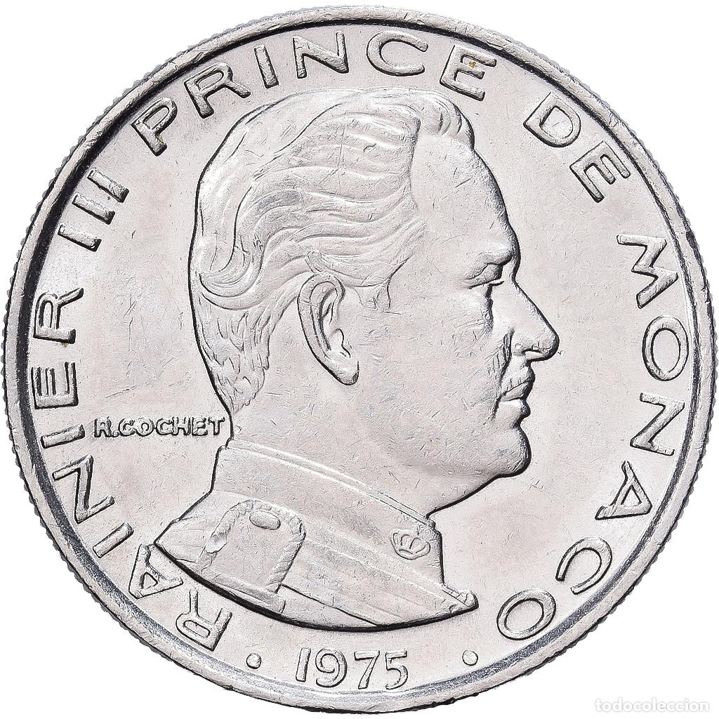 Monedas antiguas de Europa: [#1513168] M&oacute;naco, 1 Franc, 1975, Monnaie de Paris, N&iacute;quel, MBC+, KM:140