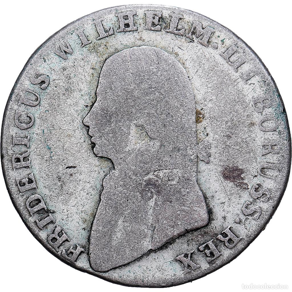 Monedas antiguas de Europa: [#1117844] Estados alemanes, PRUSSIA, Friedrich Wilhelm III, 4 Groschen, 1804, Berlin