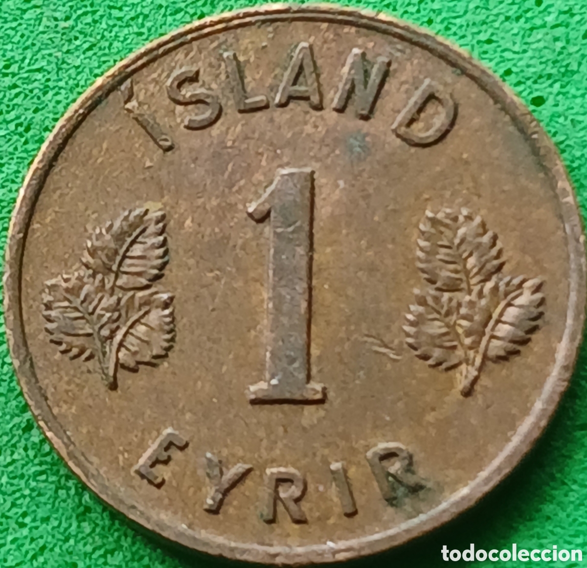 Monedas antiguas de Europa: Islandia 1 eyrir 1946 km#8
