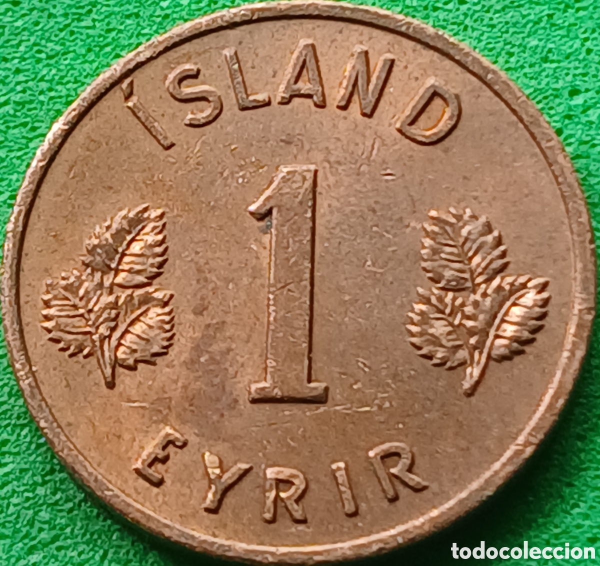 Monedas antiguas de Europa: Islandia 1 eyrir 1959 km#8