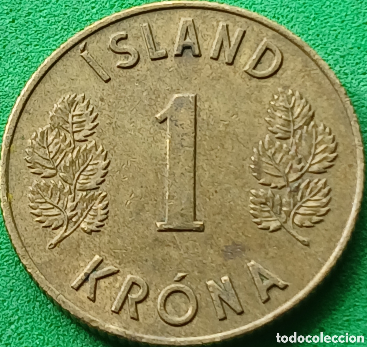 Monete antiche di Europa: Islandia 1 corona 1962 km#12a