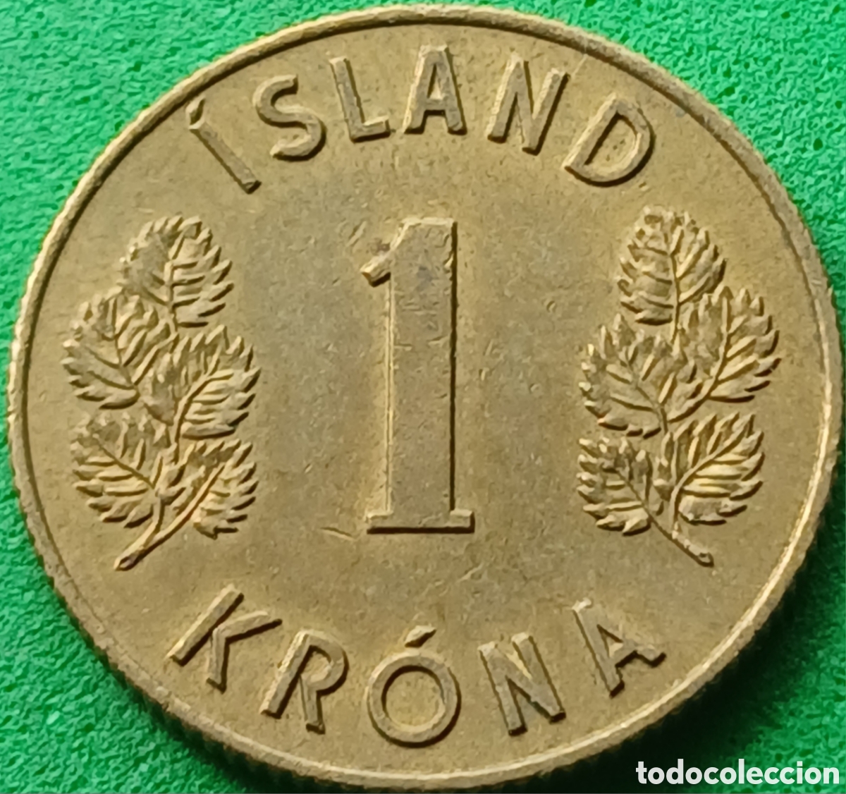 Monete antiche di Europa: Islandia 1 corona 1963 km#12a