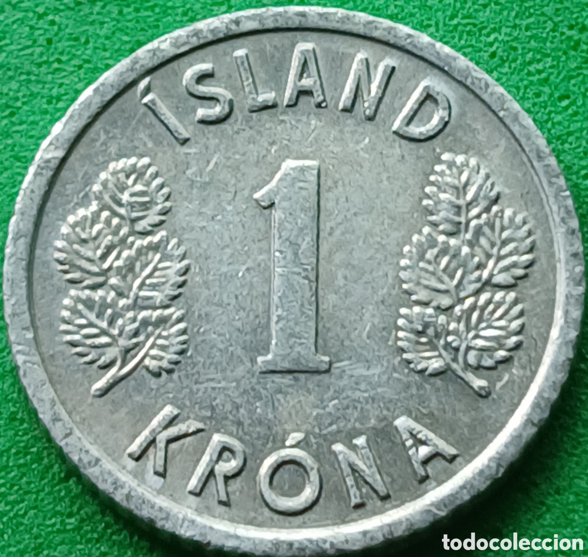 Monedas antiguas de Europa: Islandia 1 corona 1976 km#23