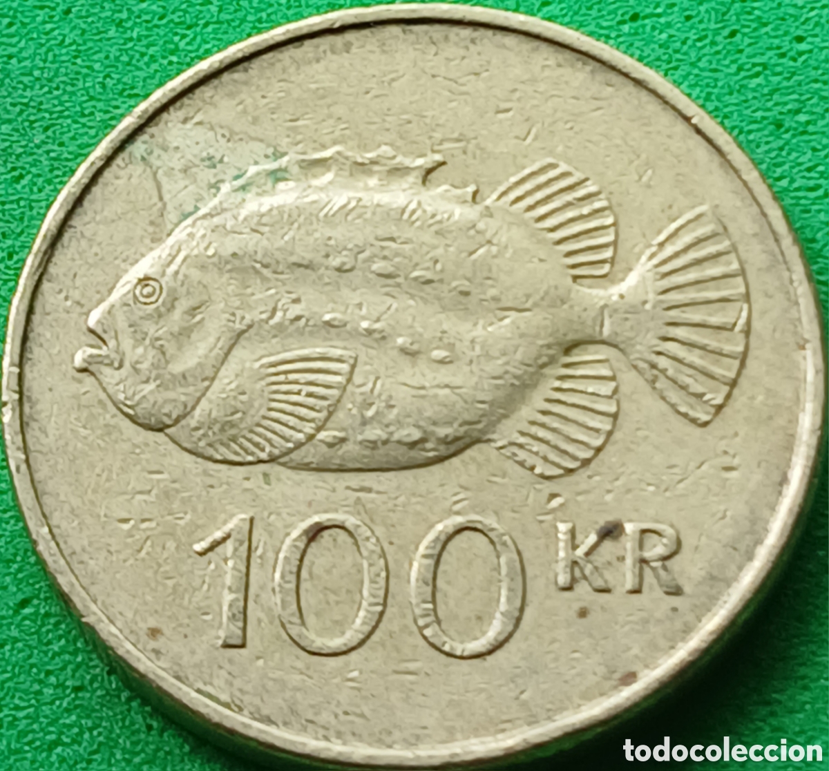 Monedas antiguas de Europa: Islandia 100 coronas 1995 km#35