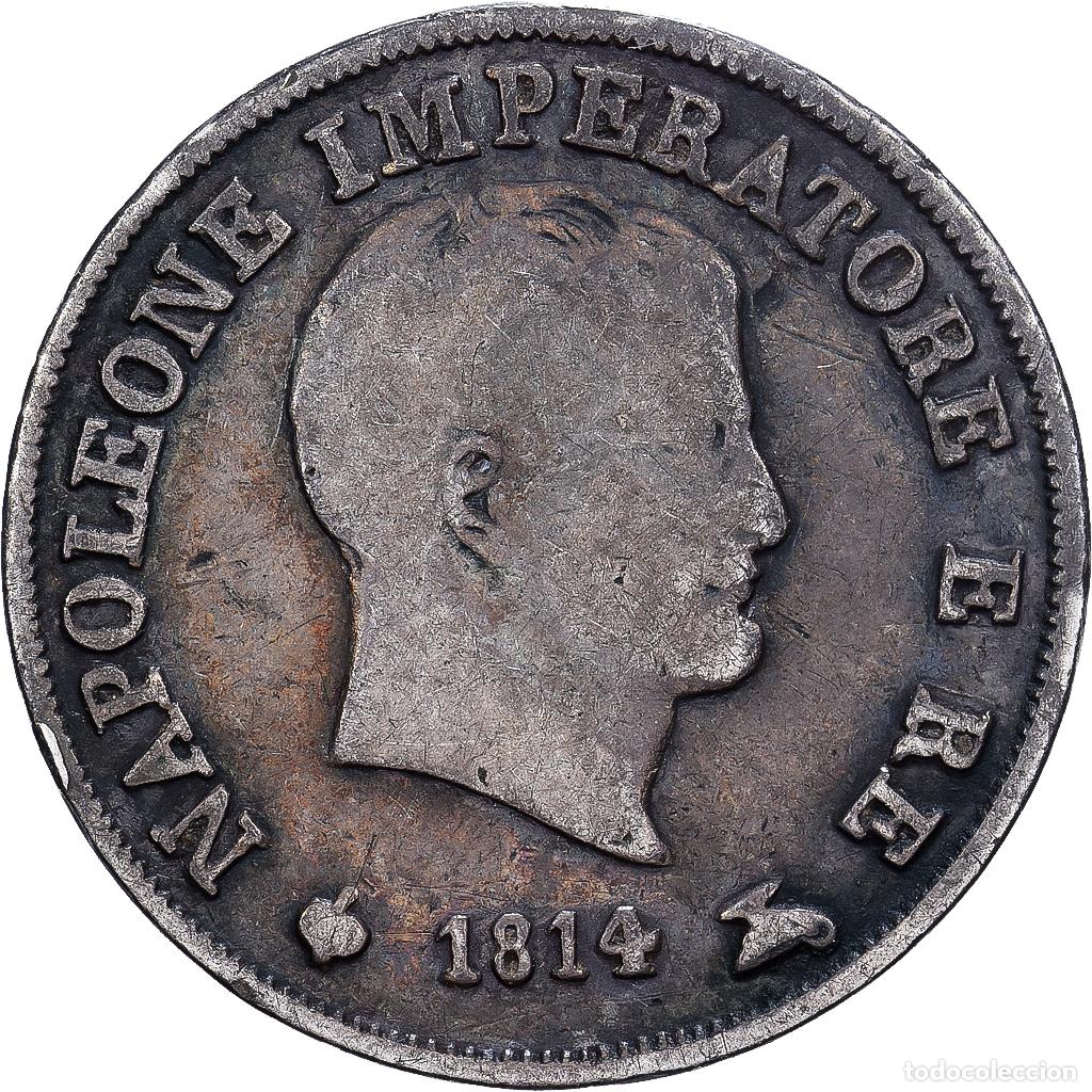 Monedas antiguas de Europa: [#1202908] Estados italianos, KINGDOM OF NAPOLEON, Napoleon I, 10 Soldi, 1814, Milan