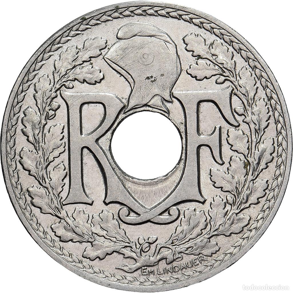 Monedas antiguas de Europa: [#1513243] Francia, 25 Centimes, Lindauer, 1915, N&iacute;quel, MBC+, Gadoury:379, KM:867