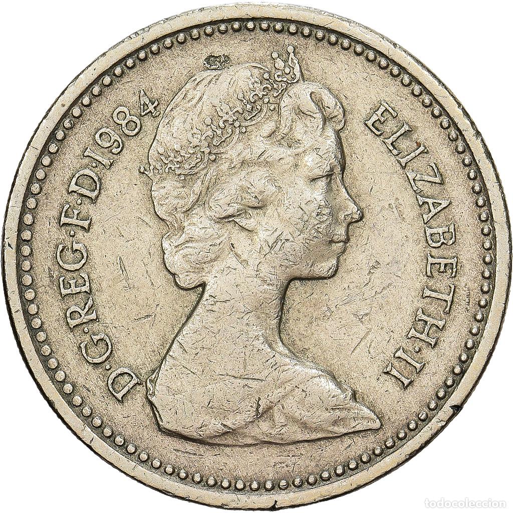 Monedas antiguas de Europa: [#1513260] Gran Breta&ntilde;a, Elizabeth II, Pound, 1984, N&iacute;quel - lat&oacute;n, BC+, KM:934