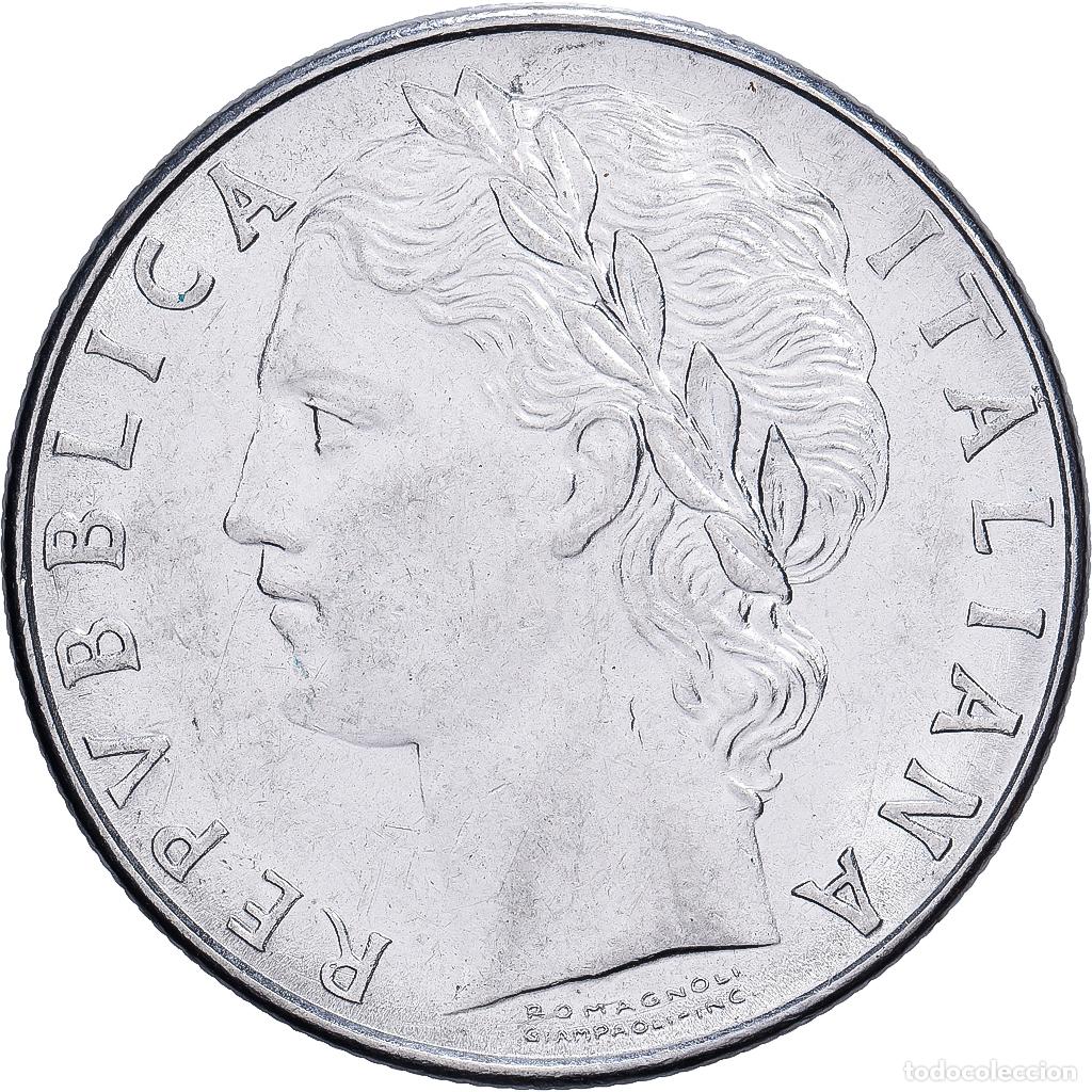Monedas antiguas de Europa: [#1513275] Italia, 100 Lire, 1980, Rome, Acero inoxidable, MBC+, KM:96.1