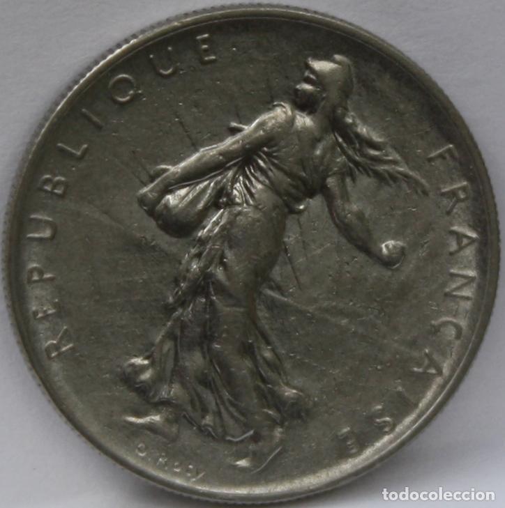 Monedas antiguas de Europa: Moneda de 1 Franco 1960 Francia