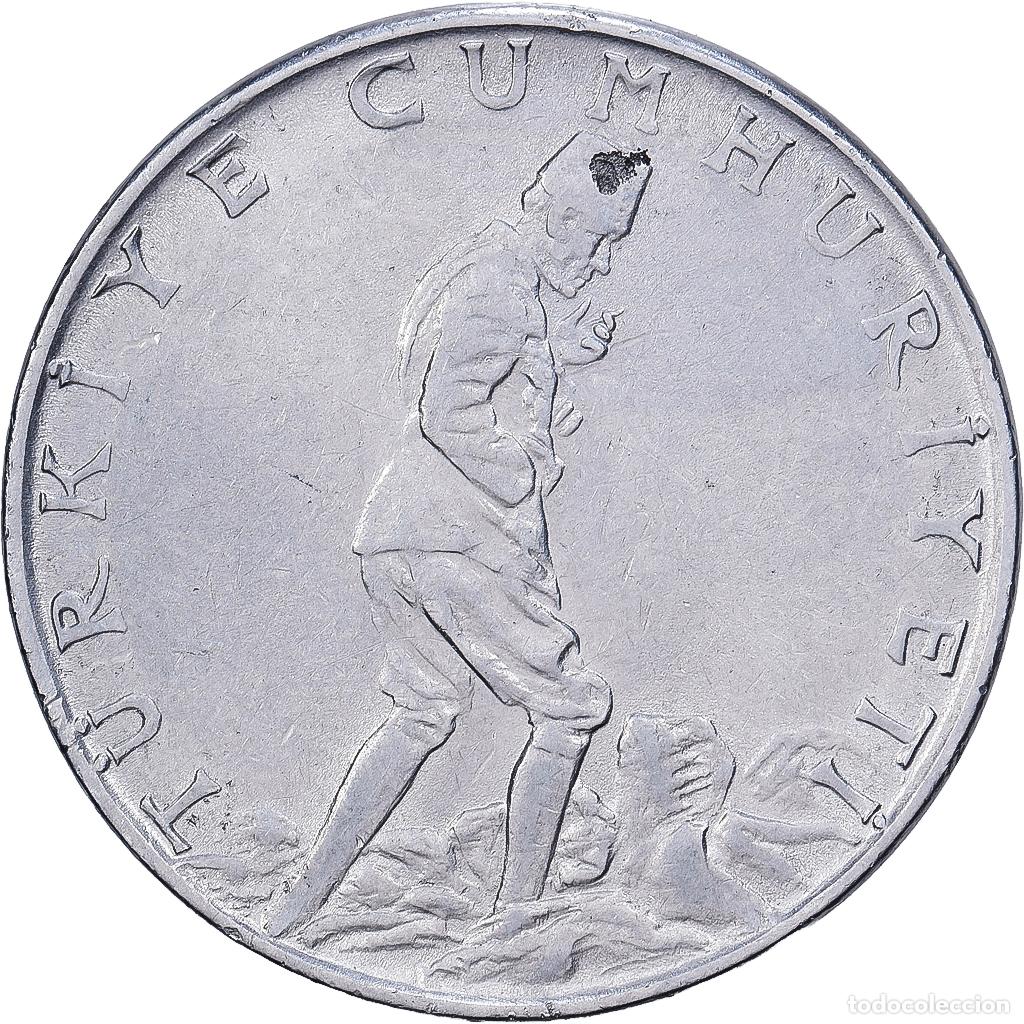 Monedas antiguas de Europa: [#1513295] Turqu&iacute;a, 2-1/2 Lira, 1967, Istanbul, Acero inoxidable, MBC, KM:893.2