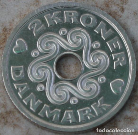 Monedas antiguas de Europa: Moneda de 2 Kroner Dinamarca 1992