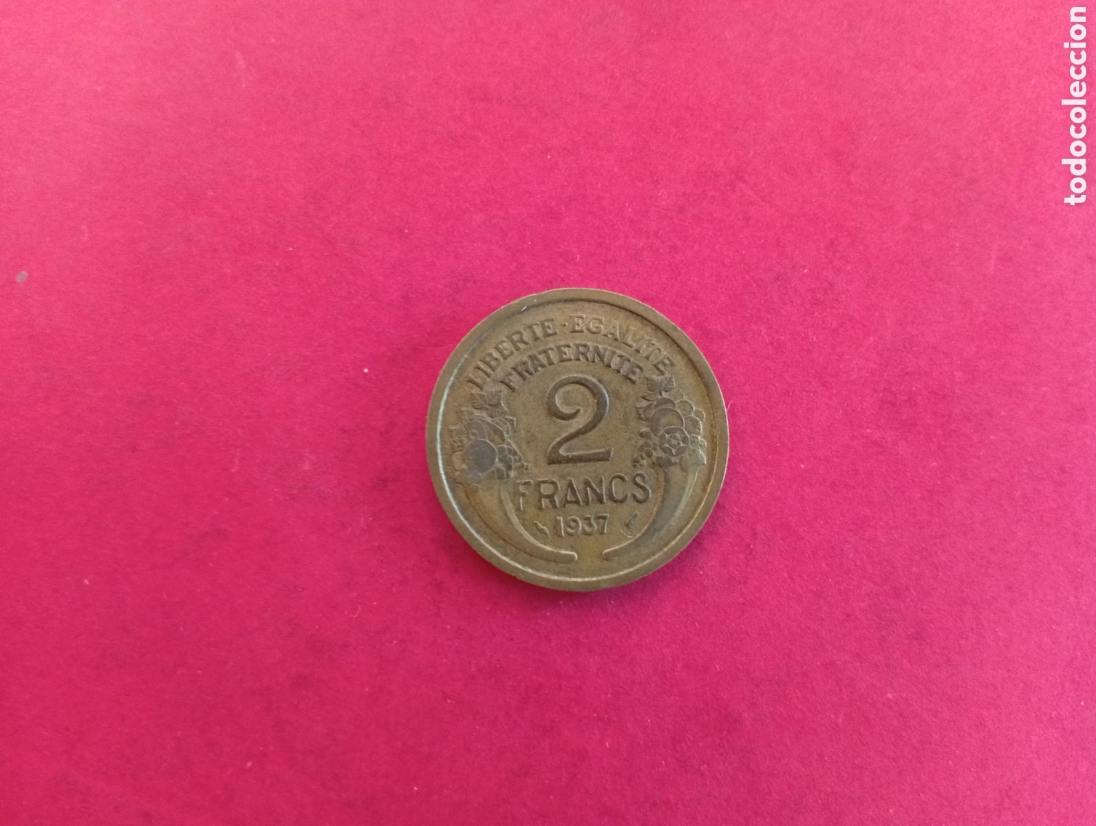 Monedas antiguas de Europa: 2 francos de Francia 1937
