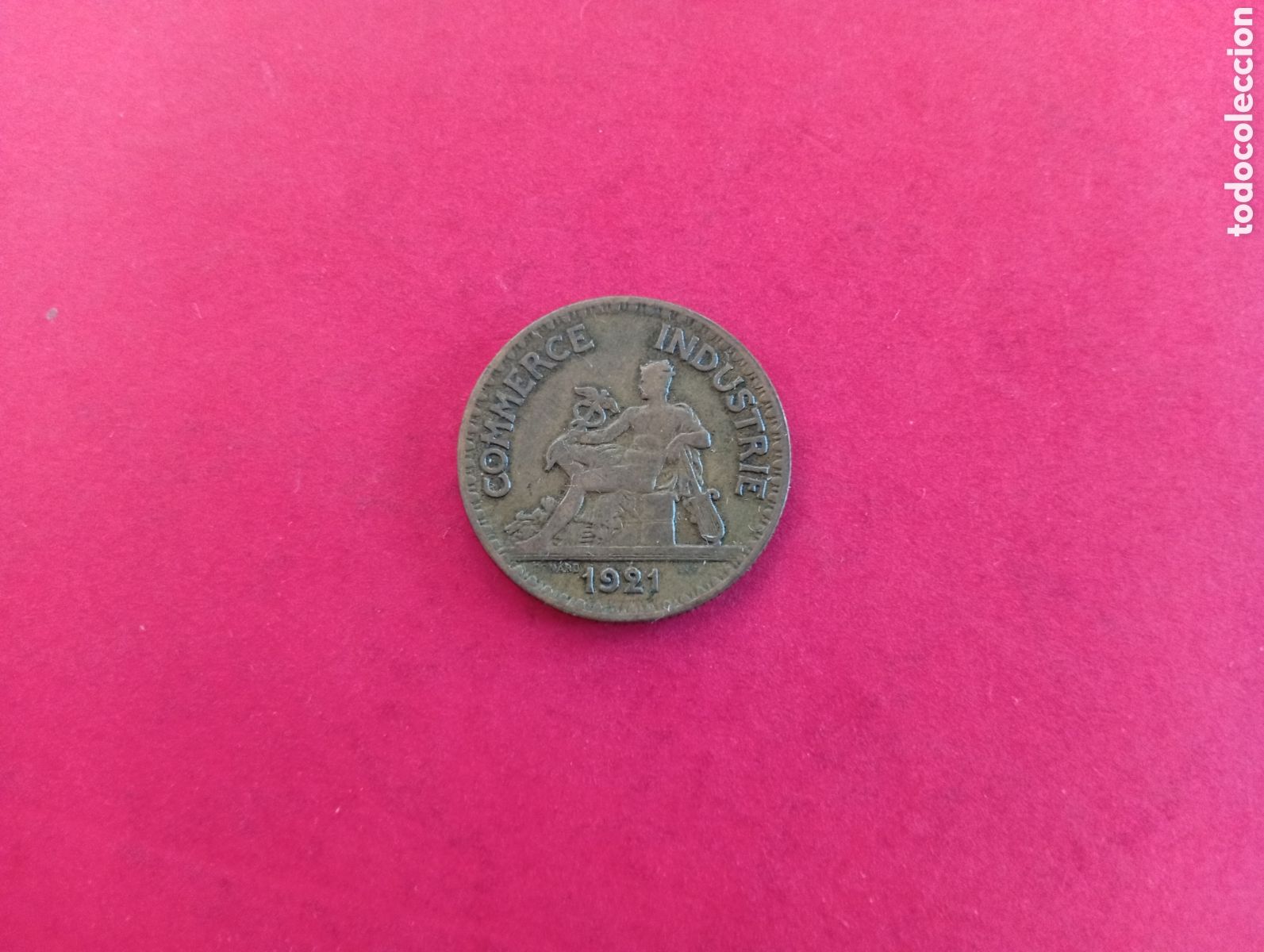 Monedas antiguas de Europa: 2 francos de Francia 1921