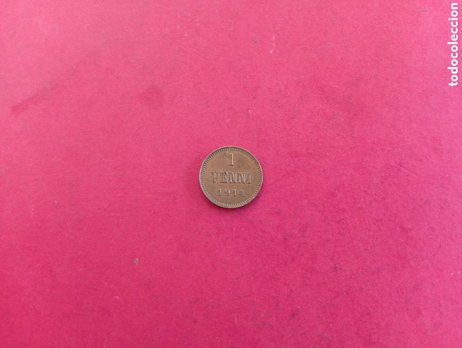 Monedas antiguas de Europa: 1 penni de Finlandia 1914