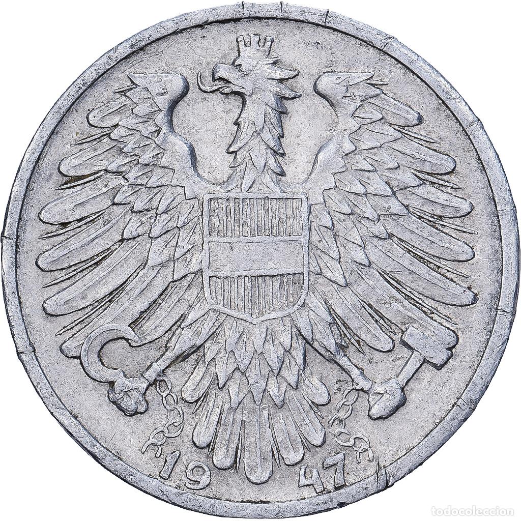 Monedas antiguas de Europa: [#1513326] Austria, Schilling, 1947, MUNZE OSTERREICH, Aluminio, BC+, KM:2871