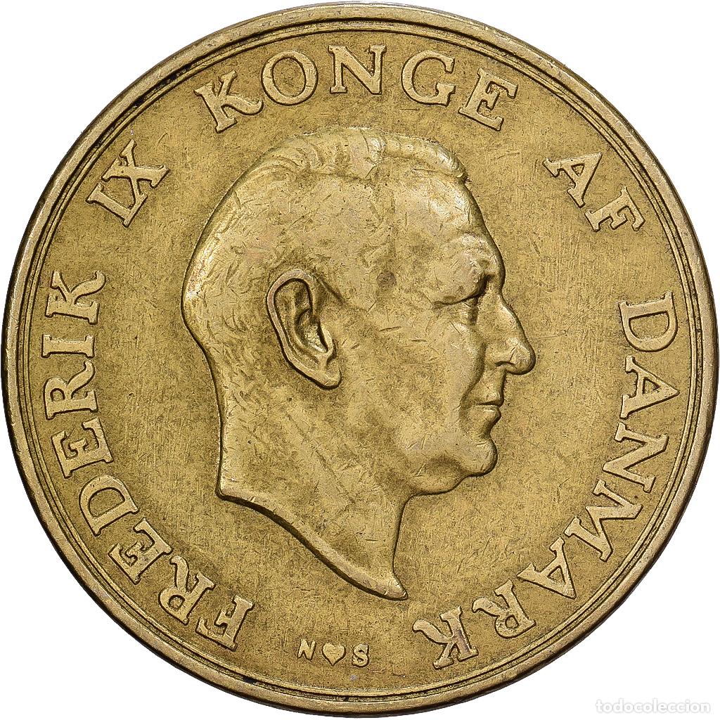 Monedas antiguas de Europa: [#1513333] Dinamarca, Frederik IX, 2 Kroner, 1952, Copenhagen, Aluminio - bronce, MBC