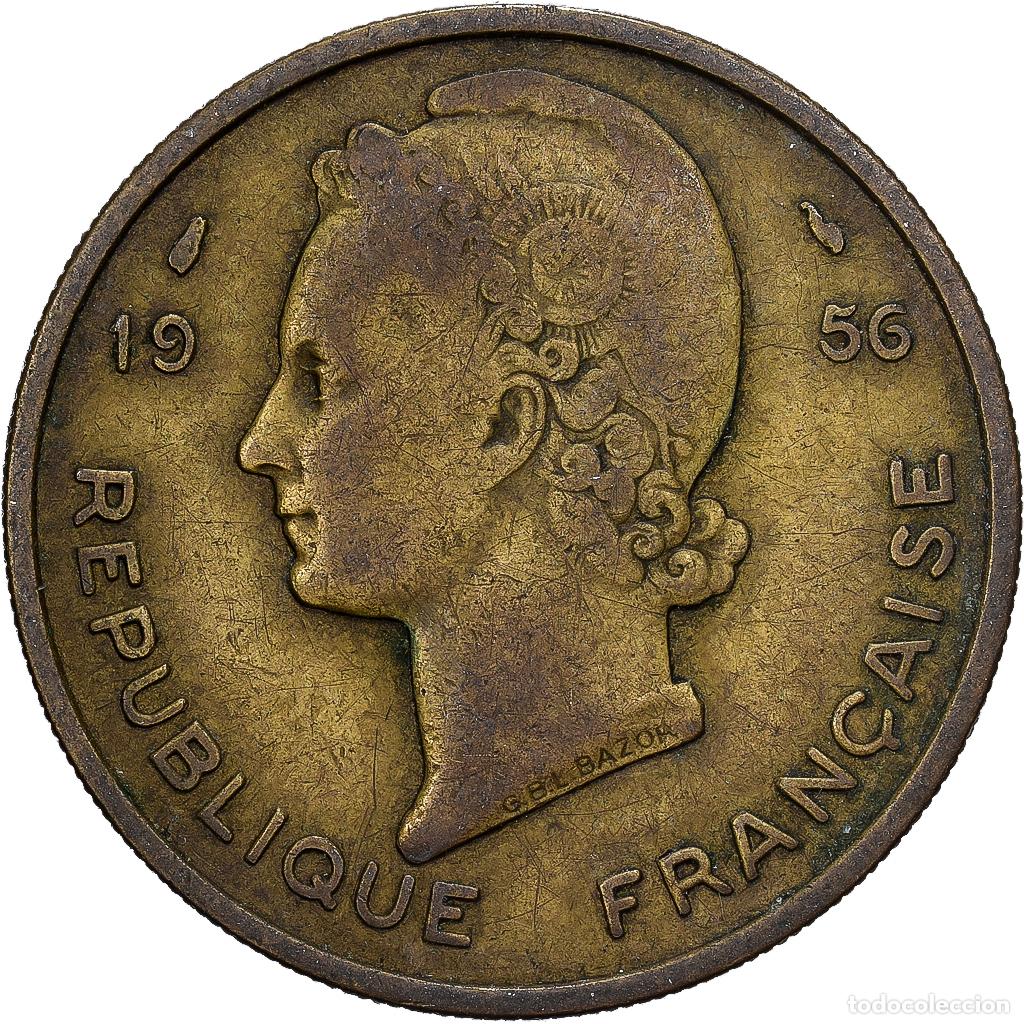 Monedas antiguas de Europa: [#1513341] &Aacute;frica oriental francesa, 25 Francs, 1956, Aluminio - bronce, BC+, KM:7