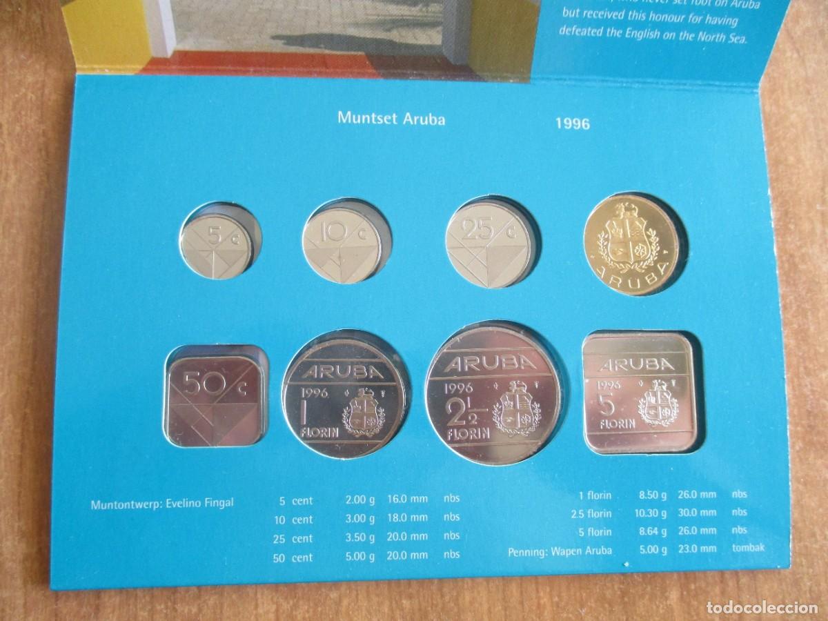 Monedas antiguas de Europa: set monedas isla de aruba 1996 - Foto 1