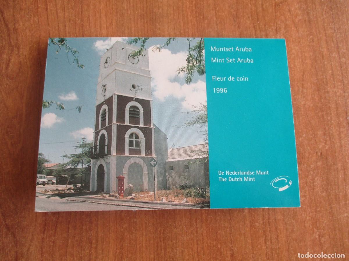 Monedas antiguas de Europa: set monedas isla de aruba 1996 - Foto 2