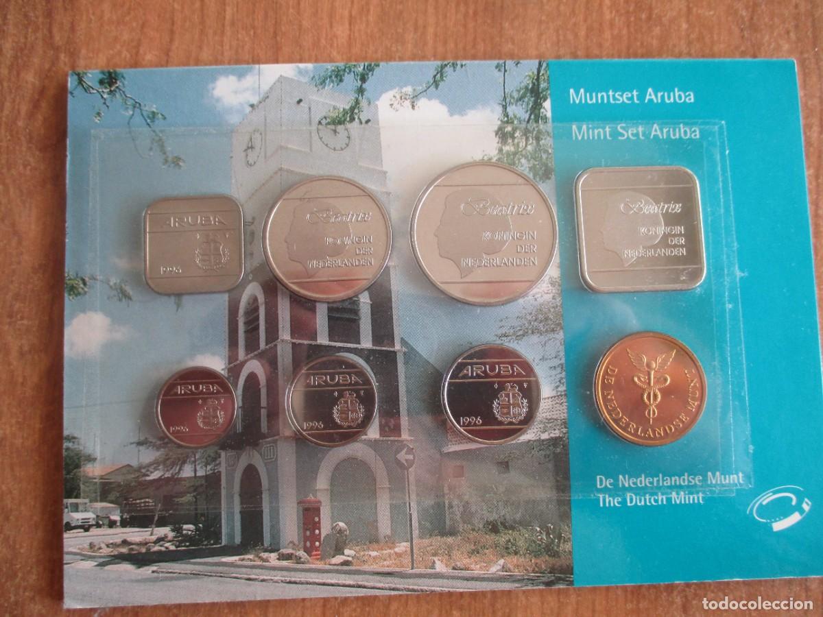 Monedas antiguas de Europa: set monedas isla de aruba 1996 - Foto 3