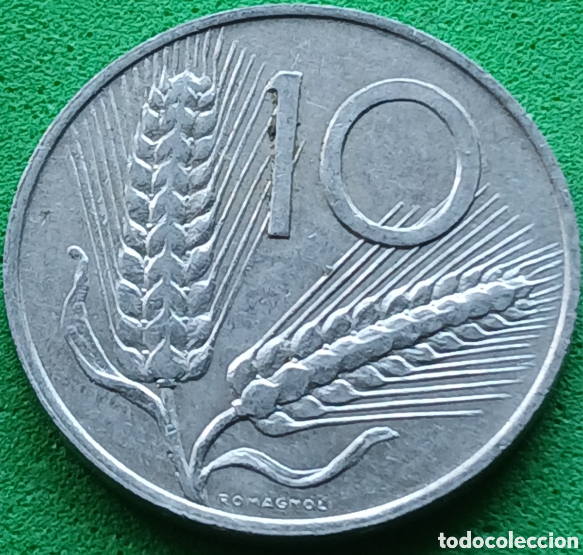 Monedas antiguas de Europa: Italia 10 liras 1979 km#93