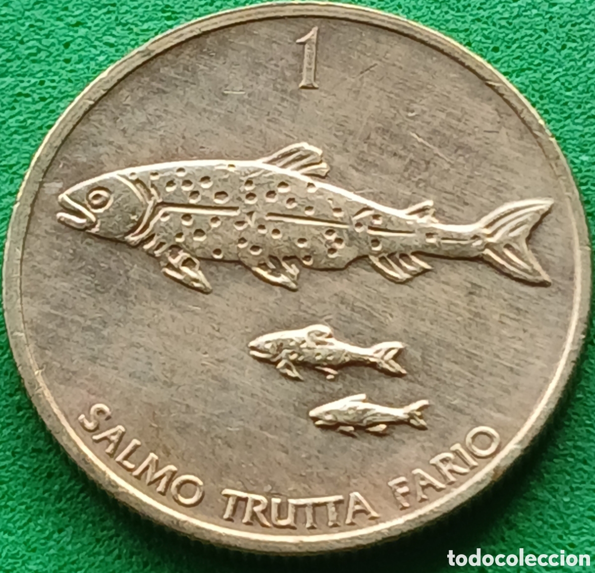 Monedas antiguas de Europa: Eslovenia 1 tolar 1992 km#4