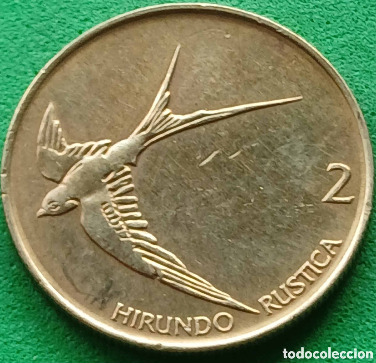 Monedas antiguas de Europa: Eslovenia 2 tolarja 1993 km#5