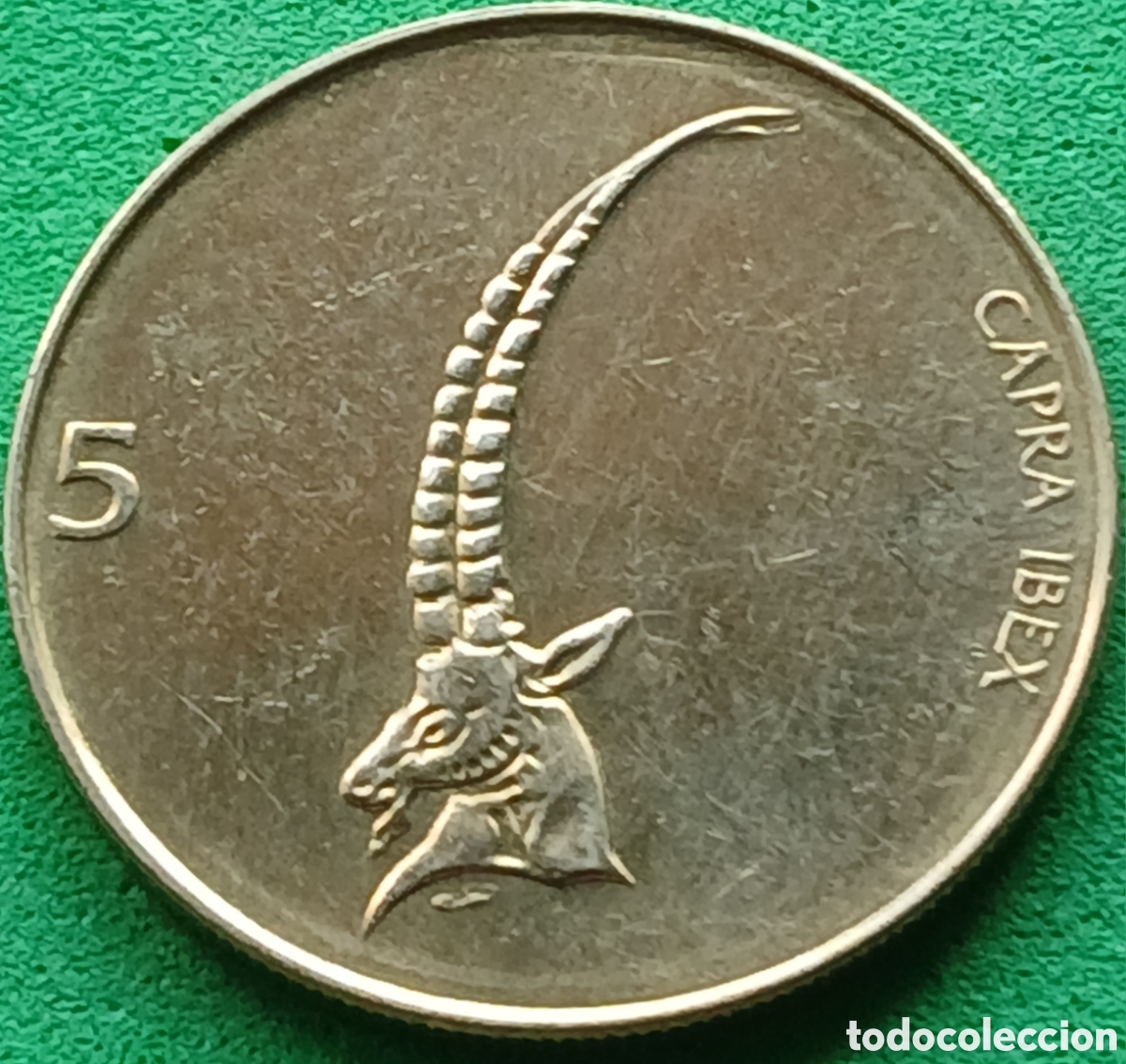 Monedas antiguas de Europa: Eslovenia 5 tolarjev 1994 km#6 &rdquo;4&rdquo; cerrado