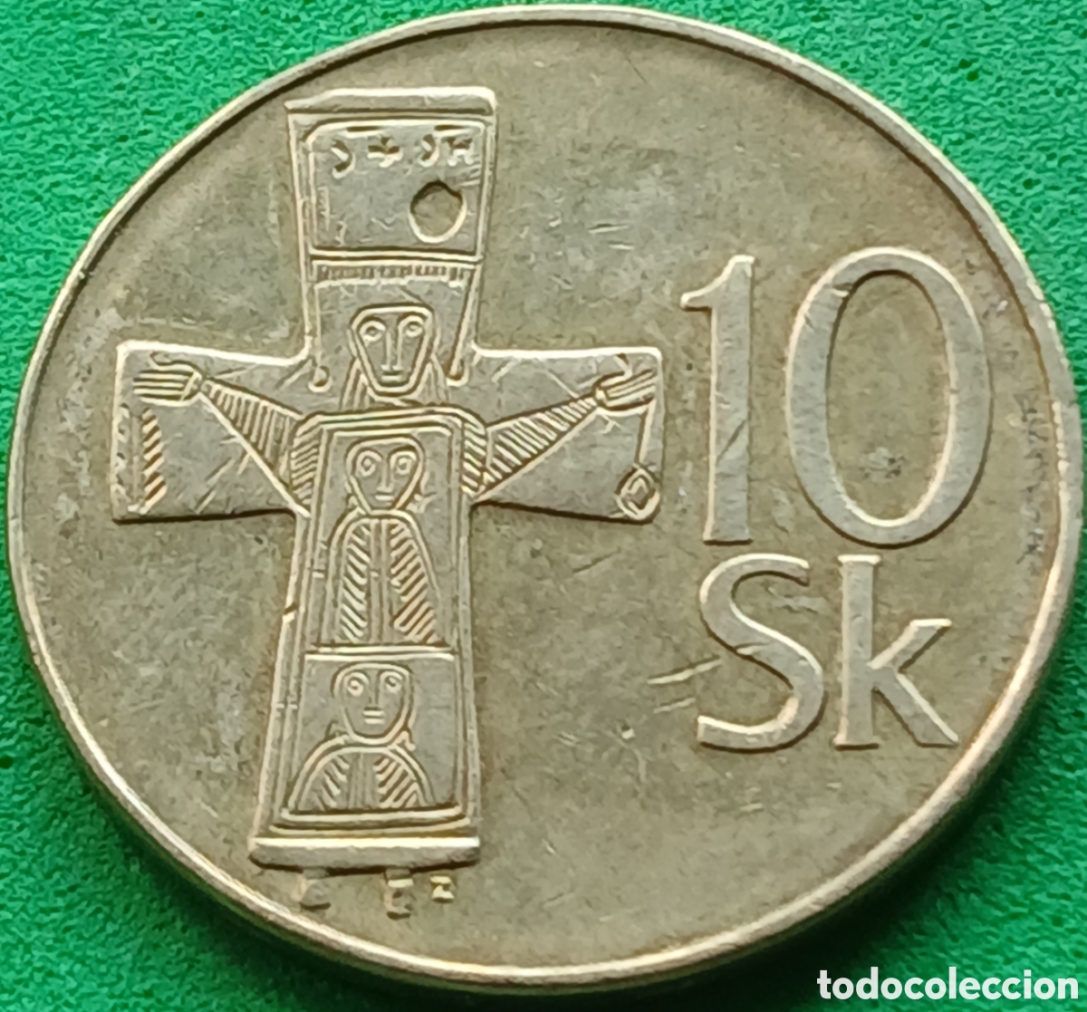 Monedas antiguas de Europa: Eslovaquia 10 coronas 1993 km#11.1
