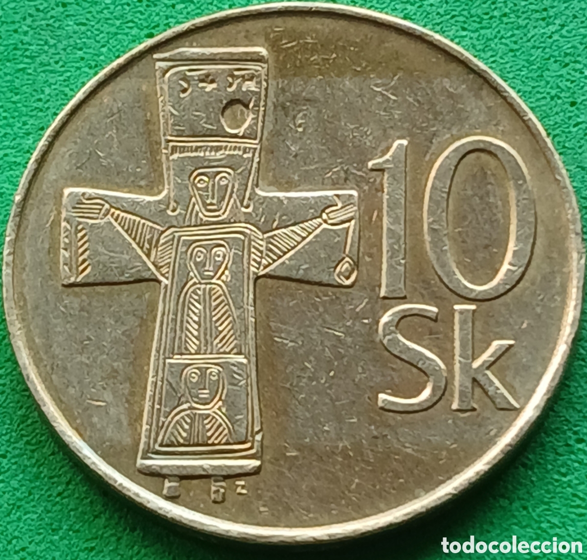 Monedas antiguas de Europa: Eslovaquia 10 coronas 1995 km#11.1