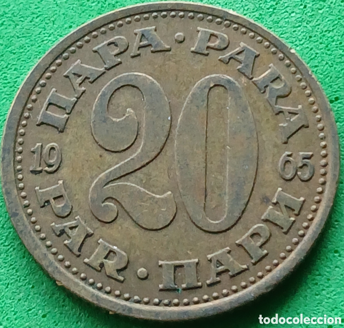 Monedas antiguas de Europa: Yugoslavia 20 para 1965 km#45