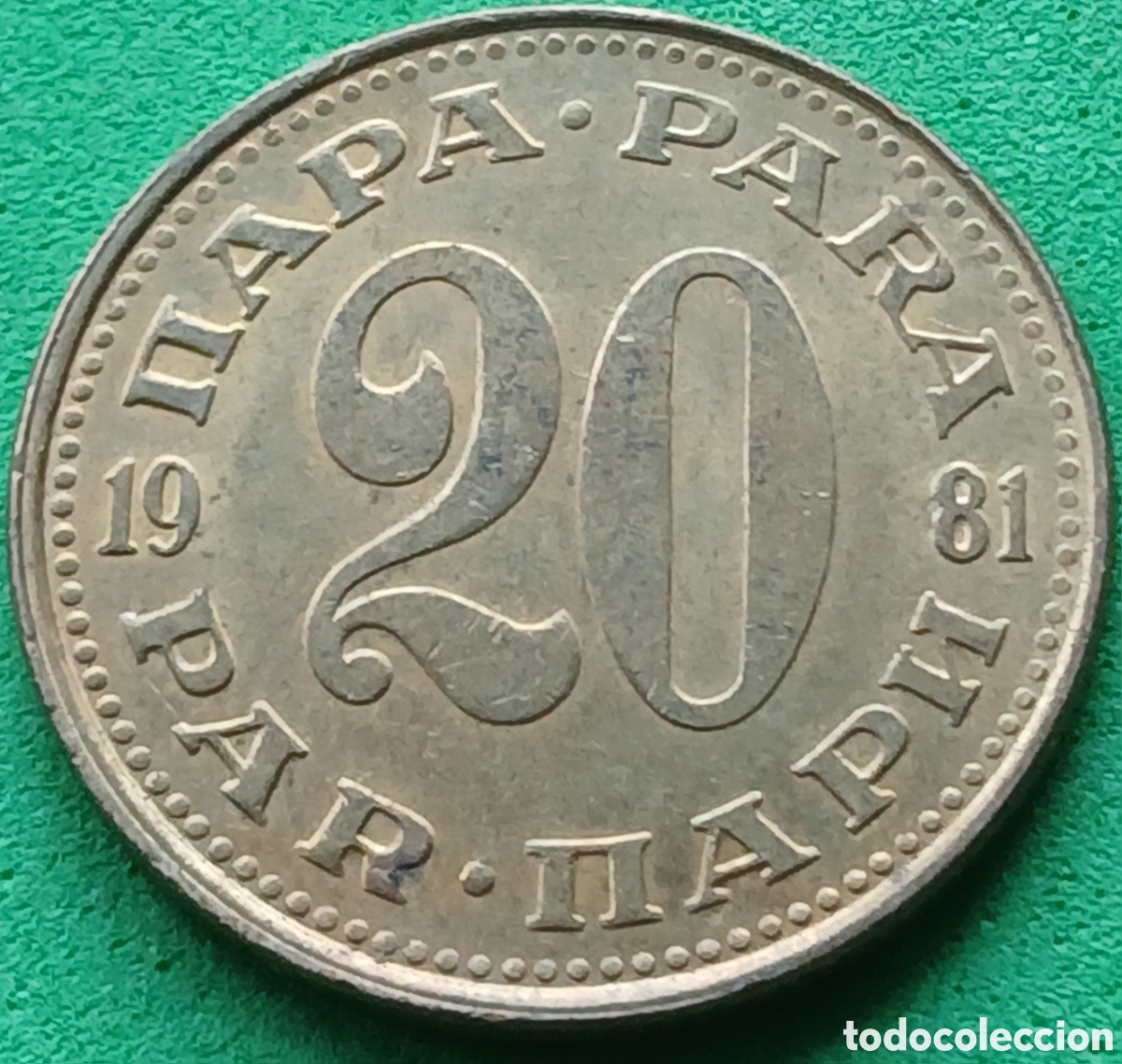 Monedas antiguas de Europa: Yugoslavia 20 para 1981 km#45
