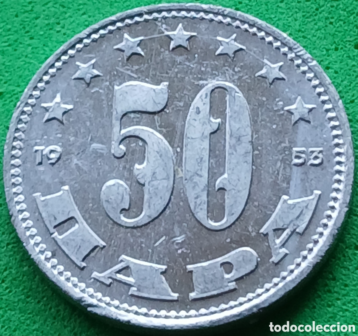 Monedas antiguas de Europa: Yugoslavia 50 para 1953 km#29