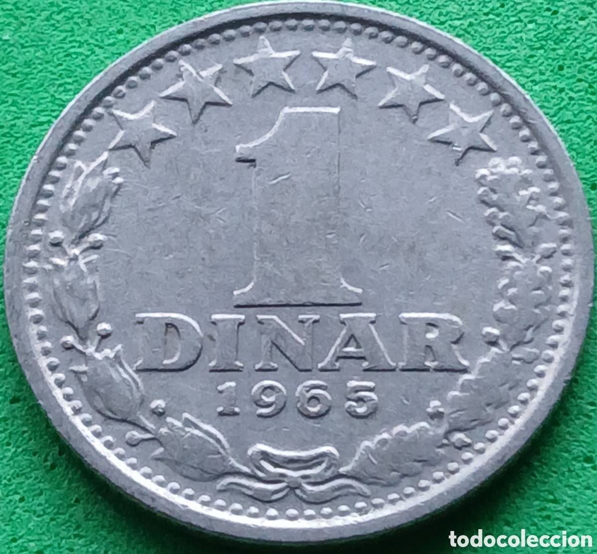 Monedas antiguas de Europa: Yugoslavia 1 dinar 1965 km#47
