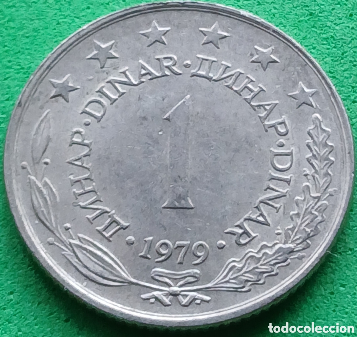 Monedas antiguas de Europa: Yugoslavia 1 dinar 1979 km#59
