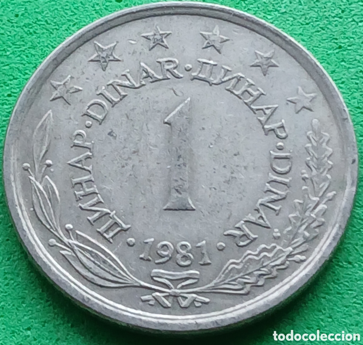 Monedas antiguas de Europa: Yugoslavia 1 dinar 1981 km#59