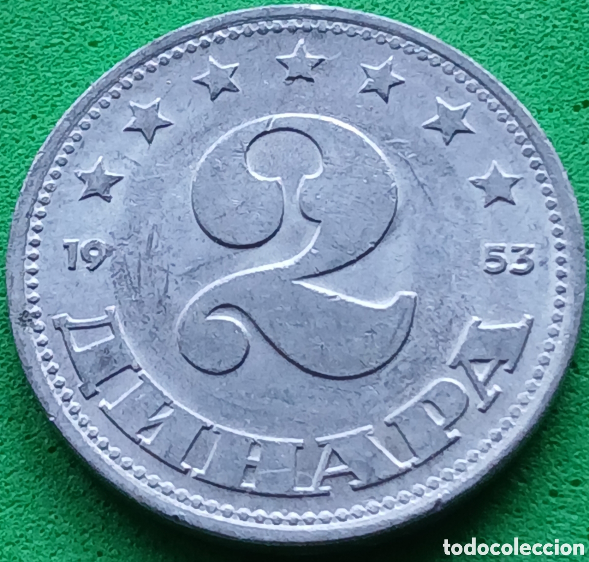 Monedas antiguas de Europa: Yugoslavia 2 dinares 1953 km#31