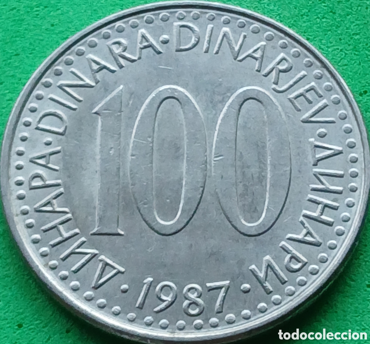 Monedas antiguas de Europa: Yugoslavia 100 dinares 1987 km#114
