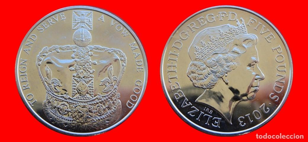 Monedas antiguas de Europa: 5 LIBRAS POUNDS 2013 SIN CIRCULAR INGLATERRA REINO UNIDO-8780SC