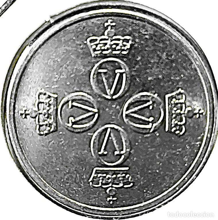 Monedas antiguas de Europa: NORUEGA (1958-1991) - 25 ORE 1976 - REY OLAF V - A - 2 GR. CUPRONIQUEL - DIAMETRO 17 mm - KM#417