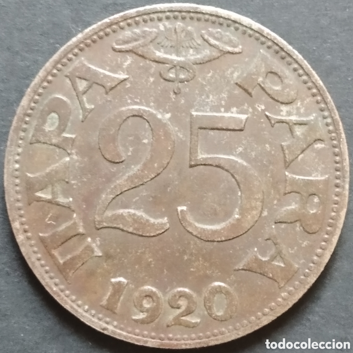 Monedas antiguas de Europa: MONEDA - YUGOSLAVIA 25 PARA 1920