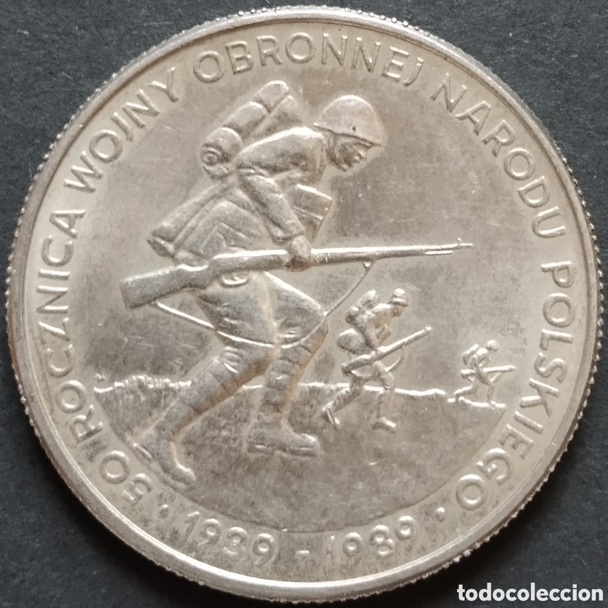 Monedas antiguas de Europa: MONEDA - POLONIA CONMEMORATIVA 500 ZLOTYCH 1989 - 50&ordm; ANIV DEL COMIENZO DE LA SEGUNDA GUERRA MUNDIAL